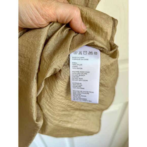 Vintage Y2K Gold Spaghetti Strap Tank Top Size Small | Minimalist Style - Picture 3 of 4